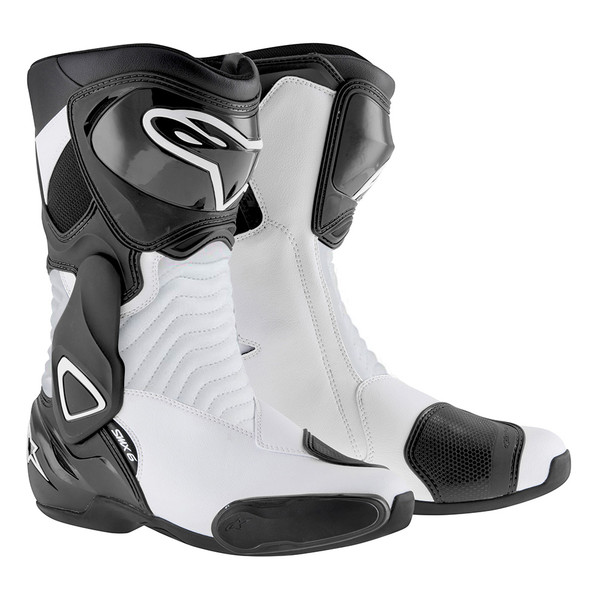 Alpinestars  Bottes moto Tech 8 Rs Blanc orange noir  pas cher Achat / Vente