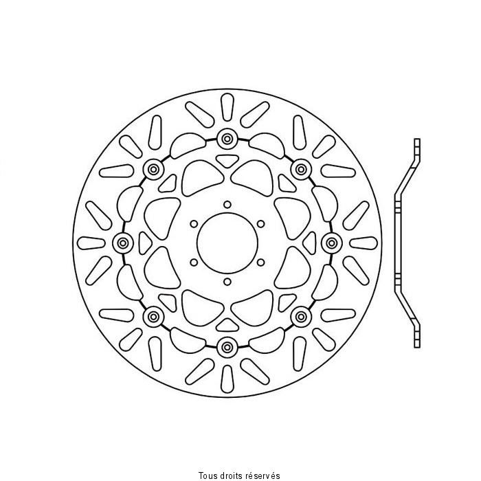 Disque de frein Triumph DIS1328FW