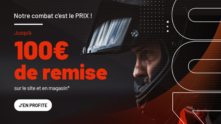 Jusqu'à 100€ de remise Jusqu'à 100€ de remise