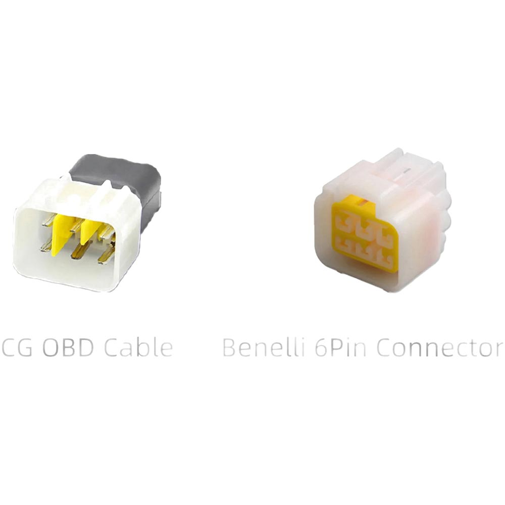 Câble adaptateur CG OBD - Delphi/Benelli 6 broches