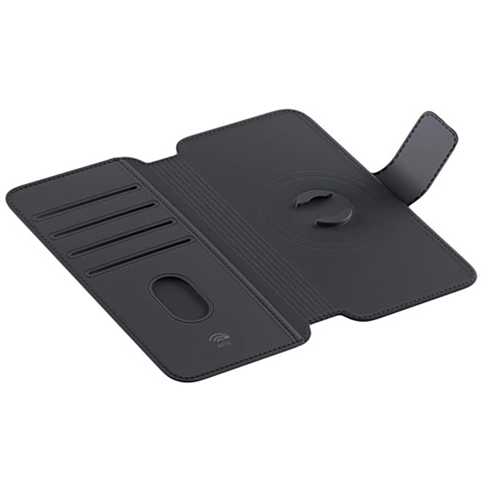 Étui magnétique porte-cartes à rabat SPC+ M