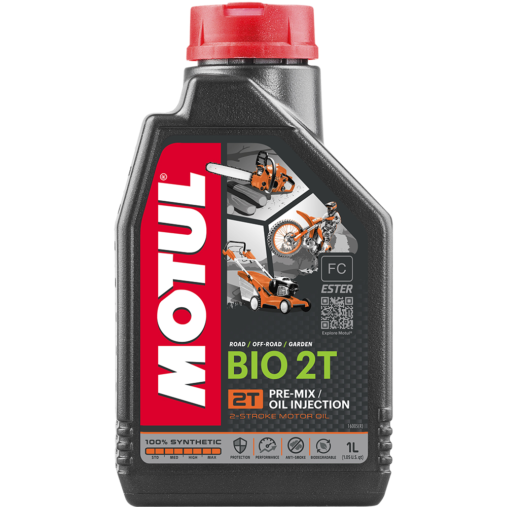 Huile 2 temps moto FR synthèse biodégradable 1L - lantierfournituresauto