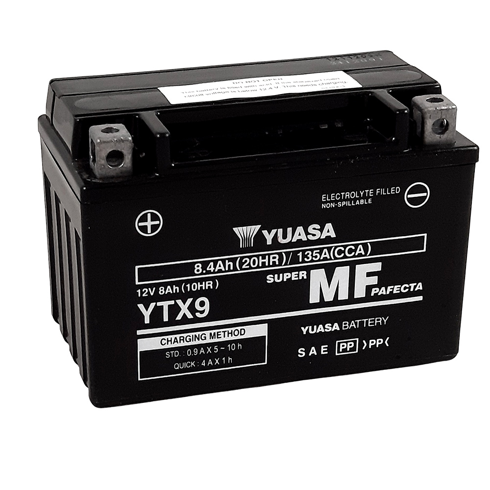 Batterie Neuve - YTX9-BS - Garantie 6 mois - Équipement moto