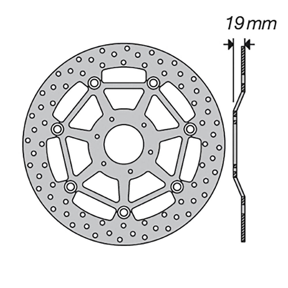 Disque de frein FE.FL27503