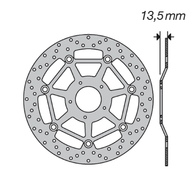 Disque de frein FE.FL91501