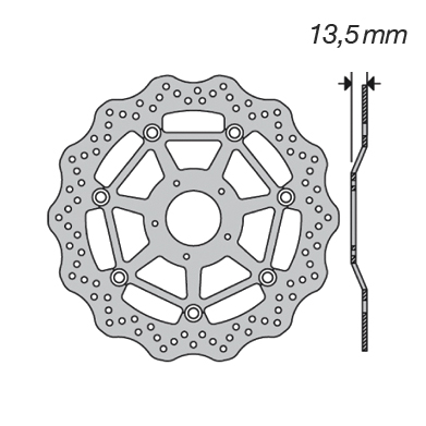 Disque de frein FE.FL91501V