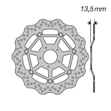 Disque de frein FE.FL92502V