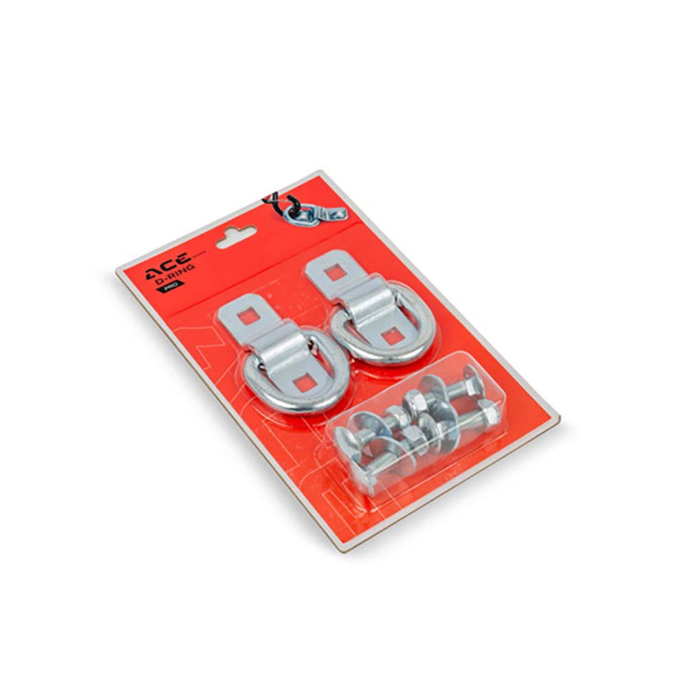 Anneaux D-Ring Heavy-Duty Duo - 2 anneaux d'accroche renforcés