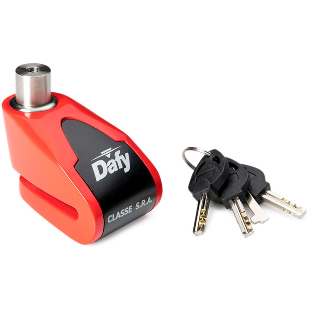 Antivol Moto Bloque Disque Avec Alarme - Certifié SRA - 100 DB - Argent - Pour Disque Frein - 3 Clés