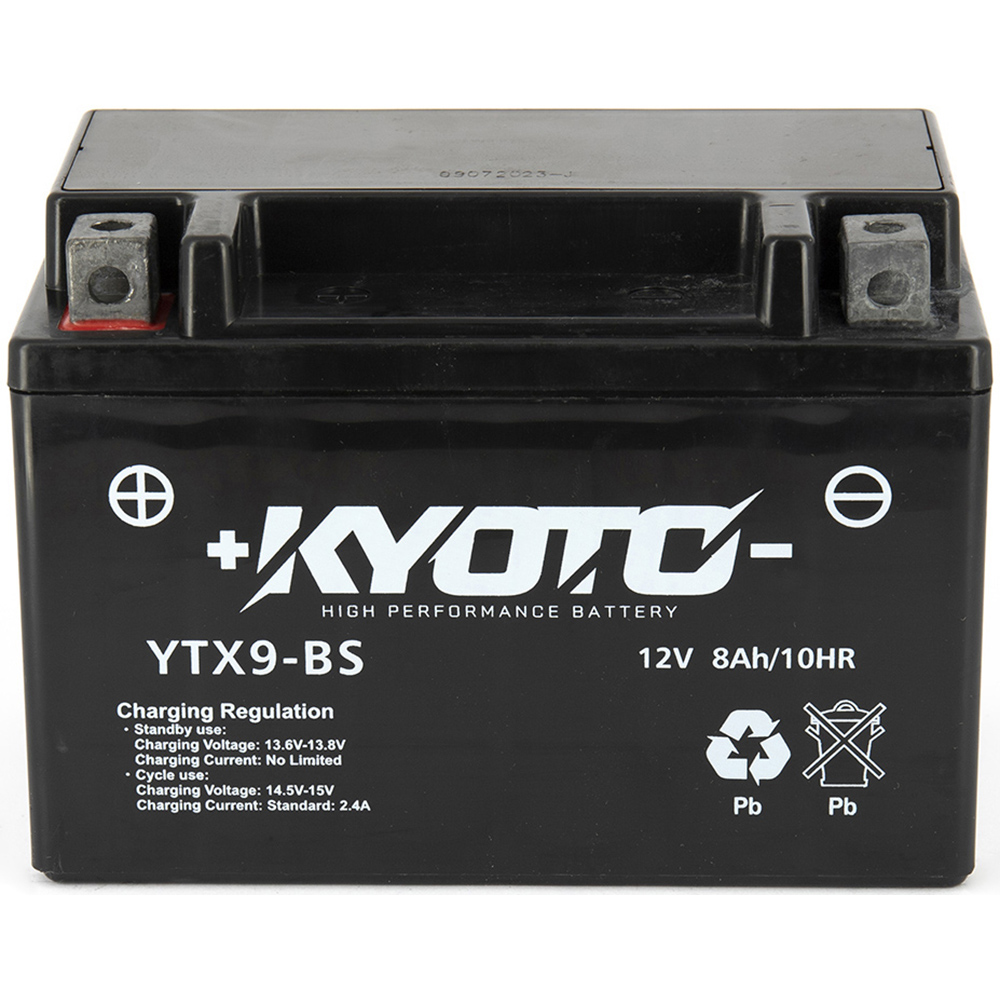 Batterie YTX9-BS SLA AGM Kyoto moto : , batterie