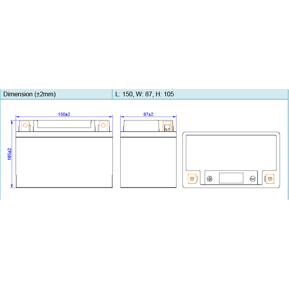 Batterie HJTX20CH-FP