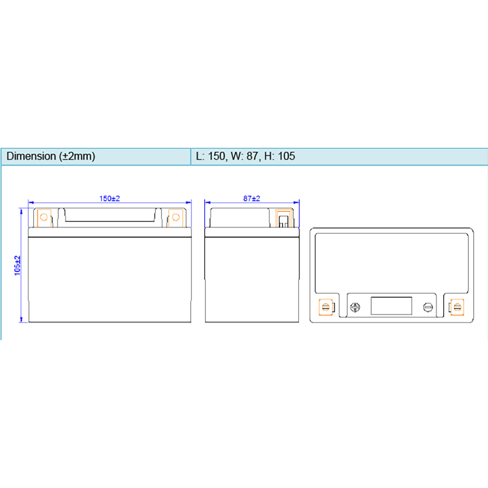 Batterie HJTX9-FP