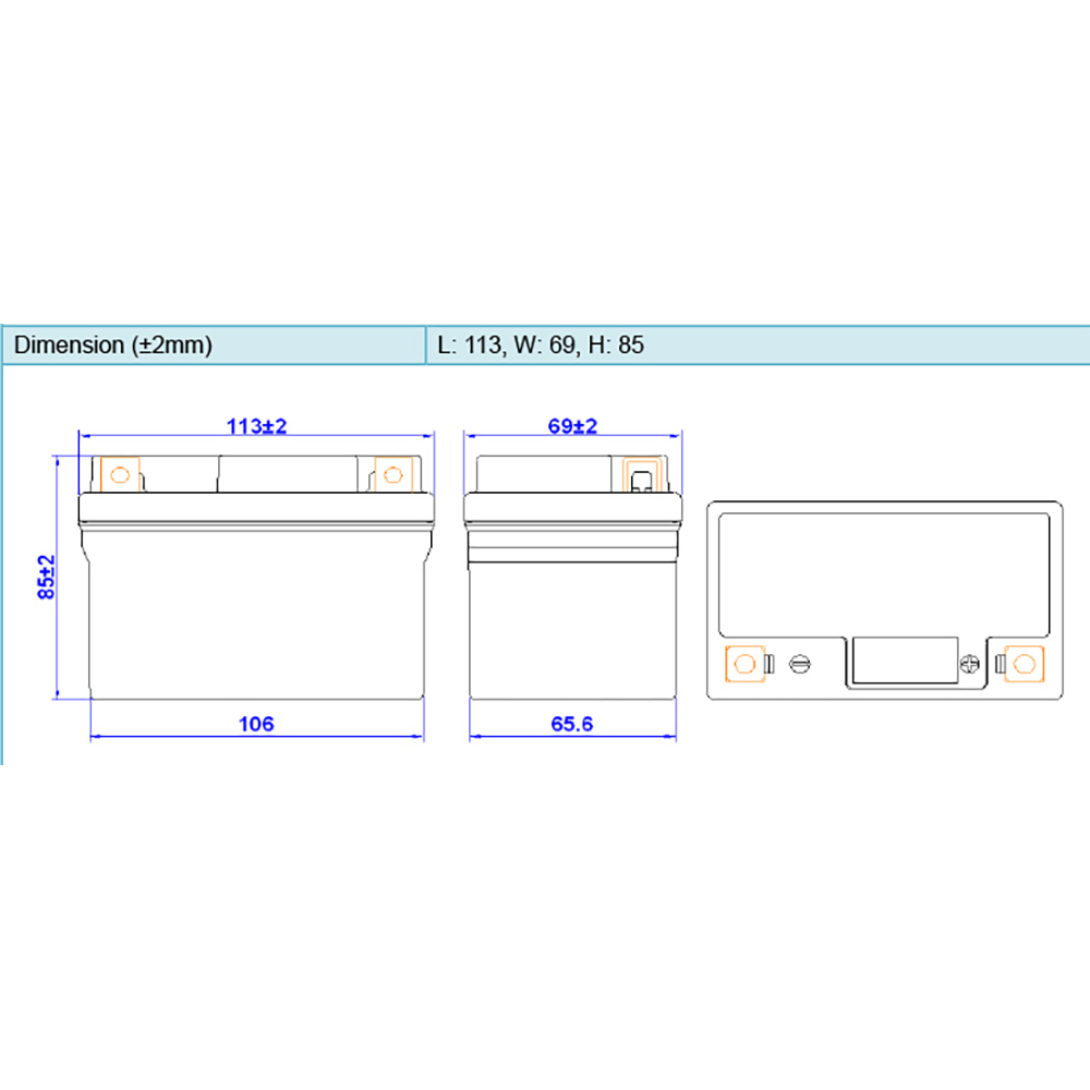 Batterie HJTZ7S-FP