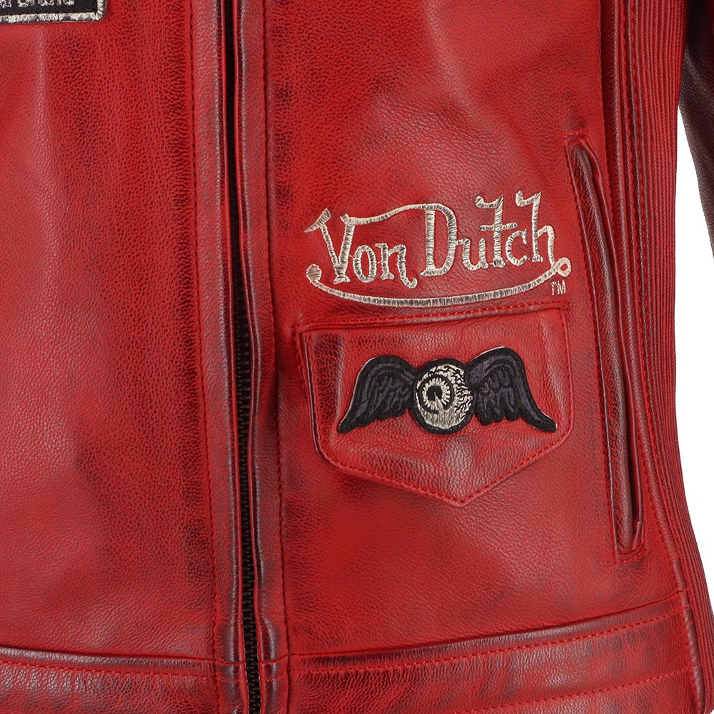 Von Dutch - Blouson femme Pretty Cuir