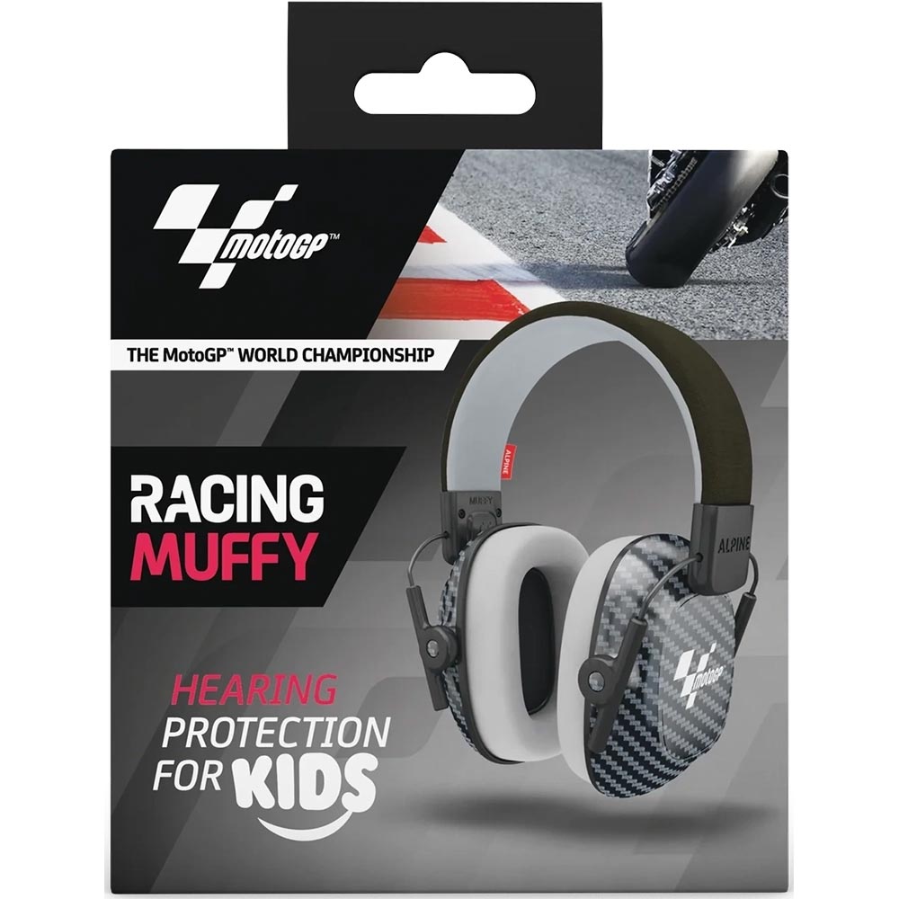 Casque anti-bruit enfant Racing Muffy Kids MotoGP™ Alpine moto :  , audition de moto