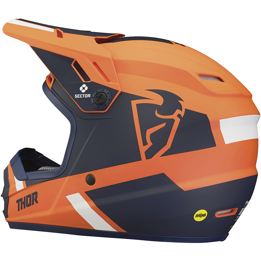 Casque enfants moto cross THOR NAVY