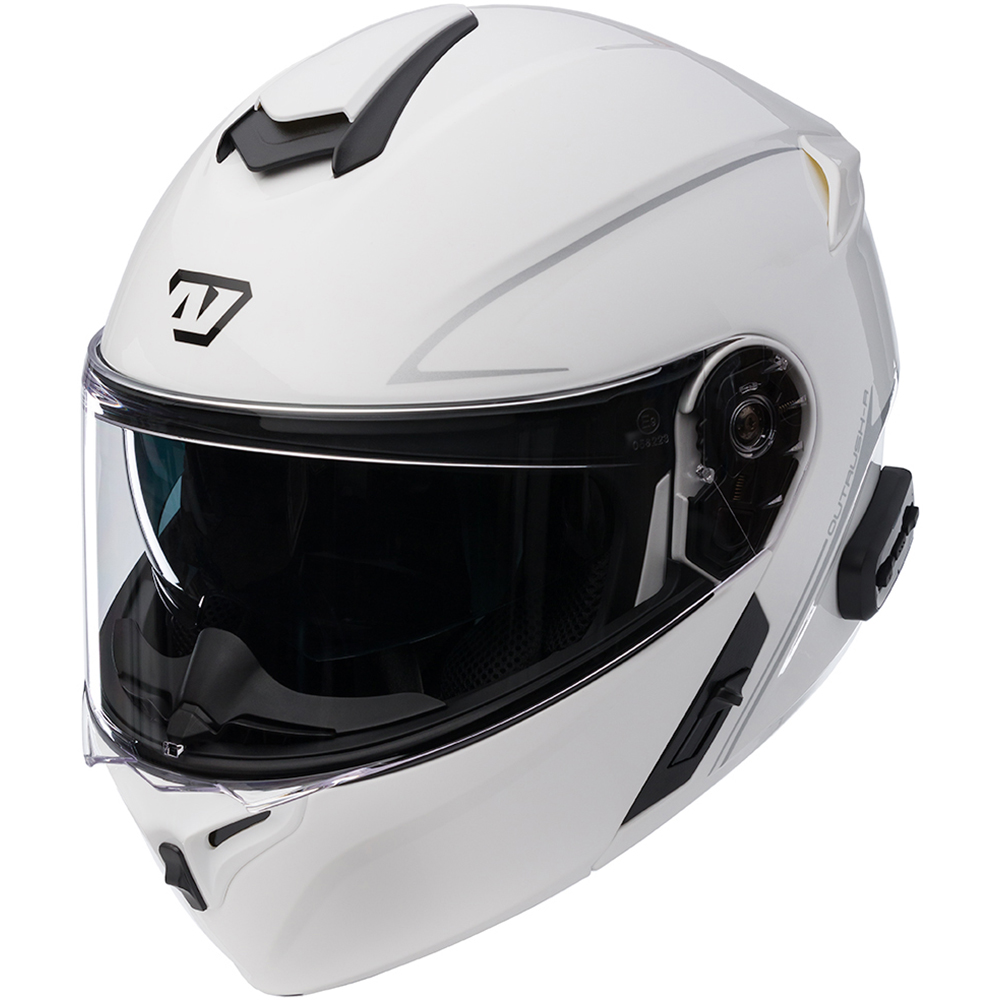 Casque Modulable Homologué P/J Ls2 FF906 ADVANT SOLID Blanc Vente en Ligne  