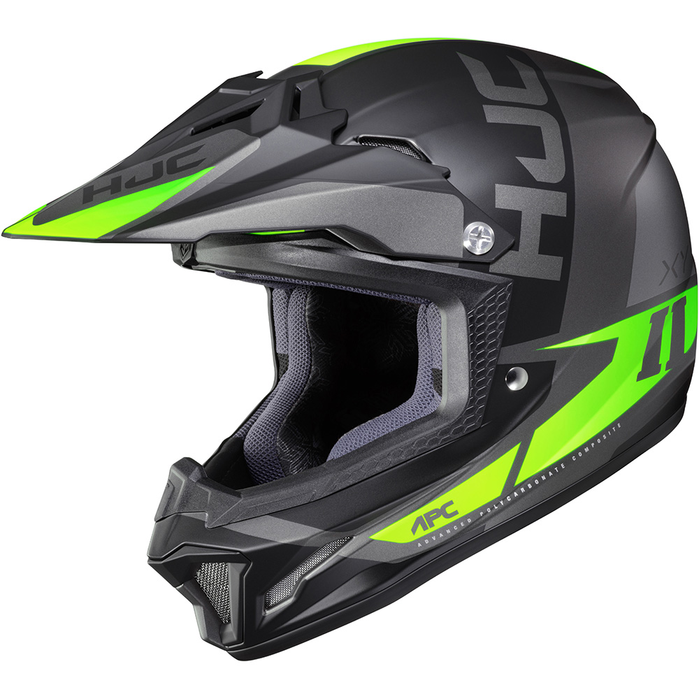 Casque Moto Cross Enduro Enfant Hjc CL-XY II DRIFT MC3HSF S Blanc Bleu  Opaque Jaune Fluo Vente en Ligne 