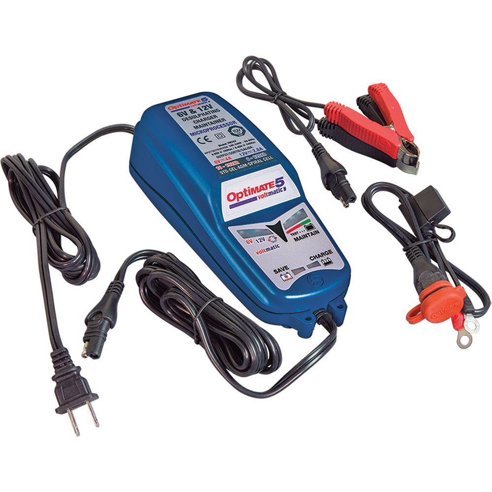 Chargeur Batterie Optimate Lithium TM290 TecMate moto : www.dafy