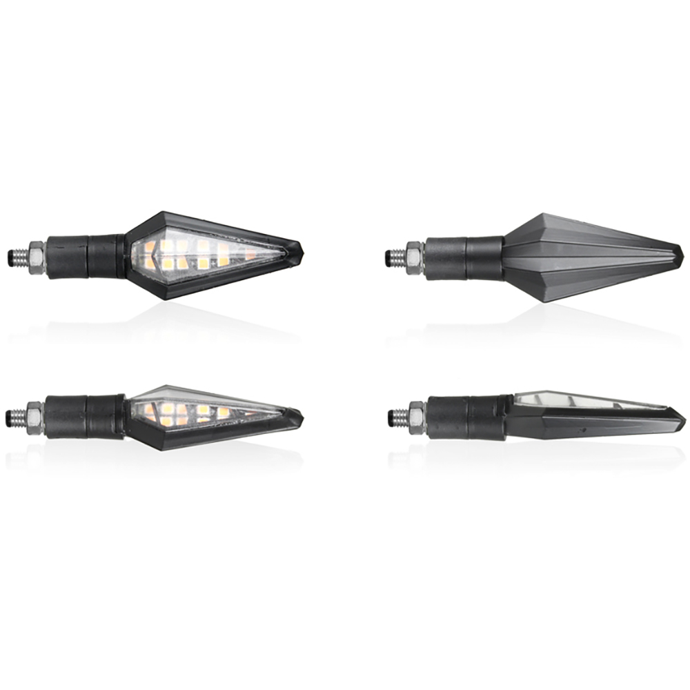 Dilwe Clignotant latéral Remplacement de la lampe clignotante latérale  haute luminosité pour moto feux Gauche 1408260543