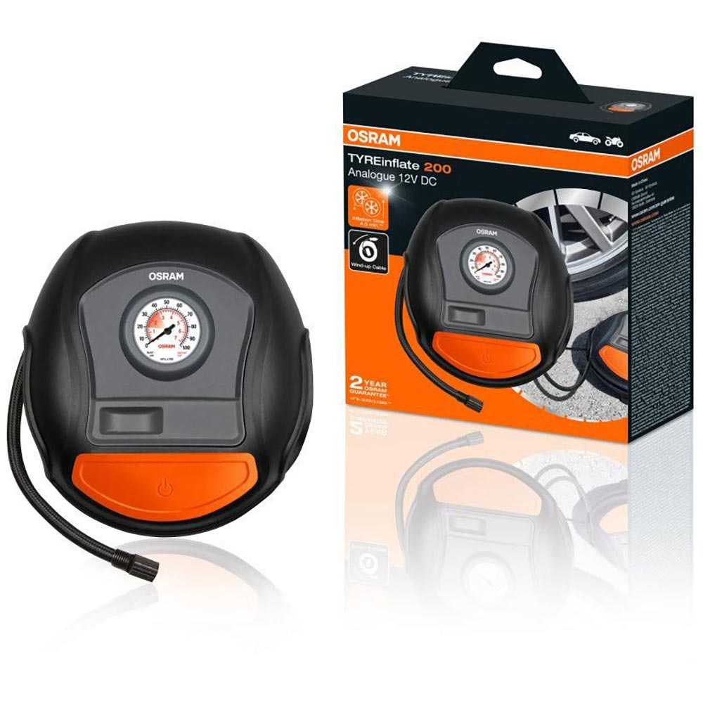 Compresseur pneus allume-cigare Osram moto 