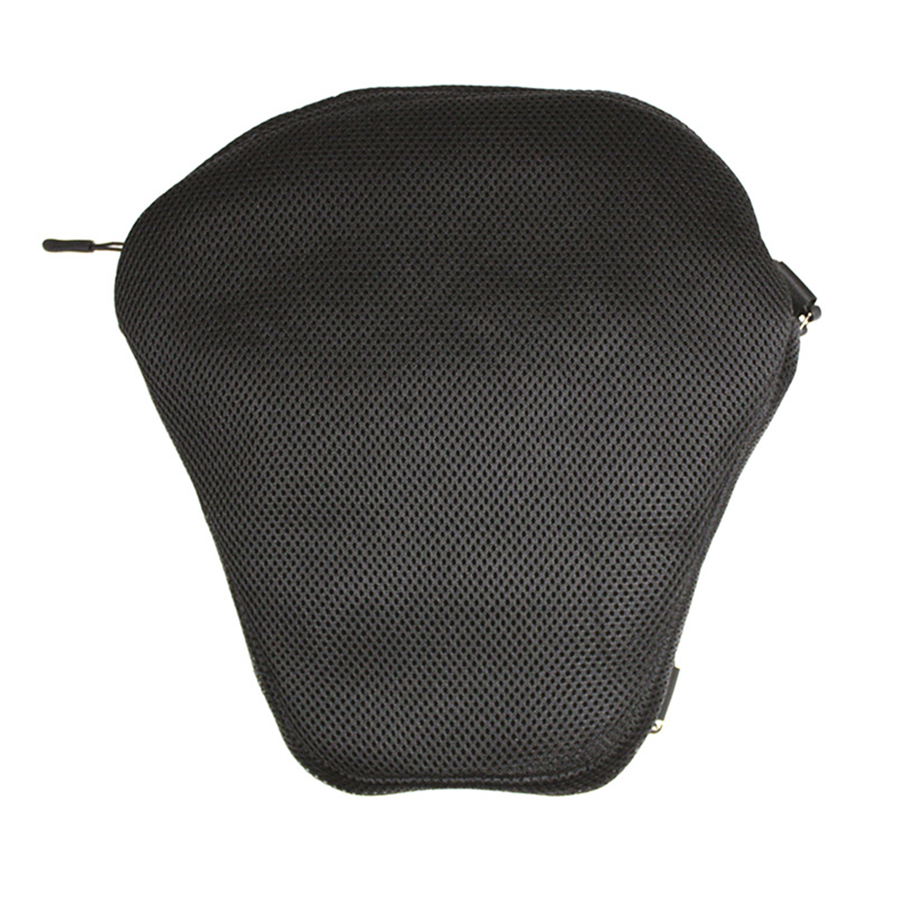 Coussin de selle confort noir pour pilote moto