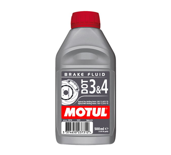 Liquide de frein DOT 3 & 4 Brake Fluid 500ml