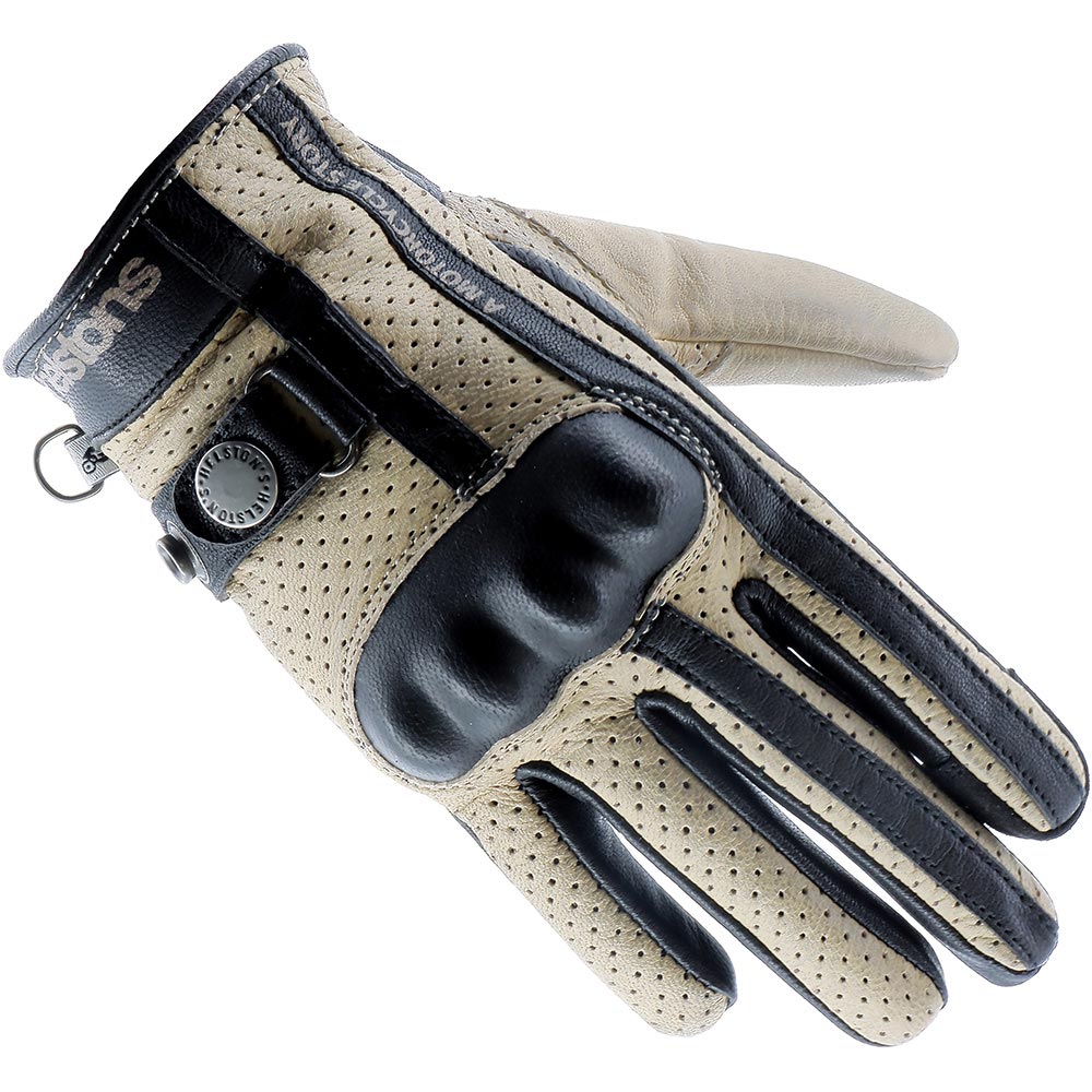 Gants En Cuir Nappa Femme Sans Doigts - Conduite, Moto, Style - Doeskin Italien, Doublure Velours