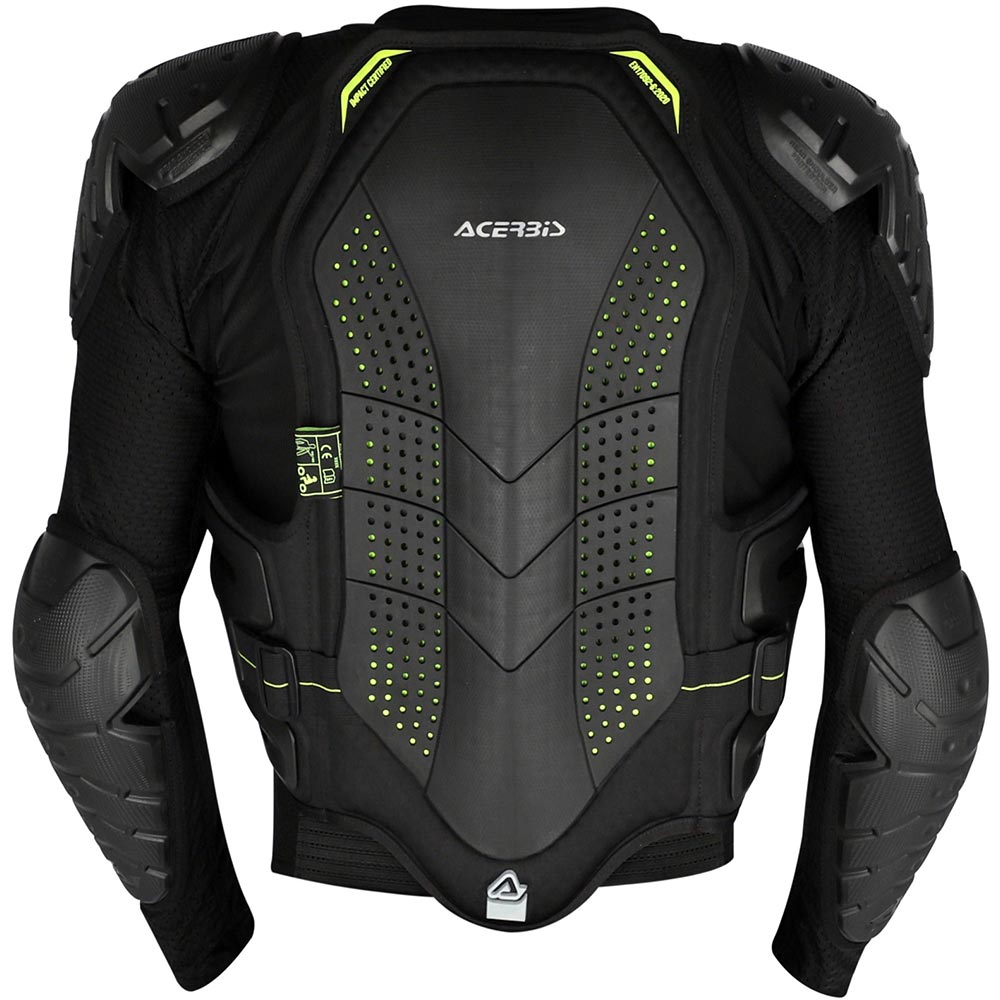 Gilet de protection sans manches Acerbis X-AIR noir/jaune