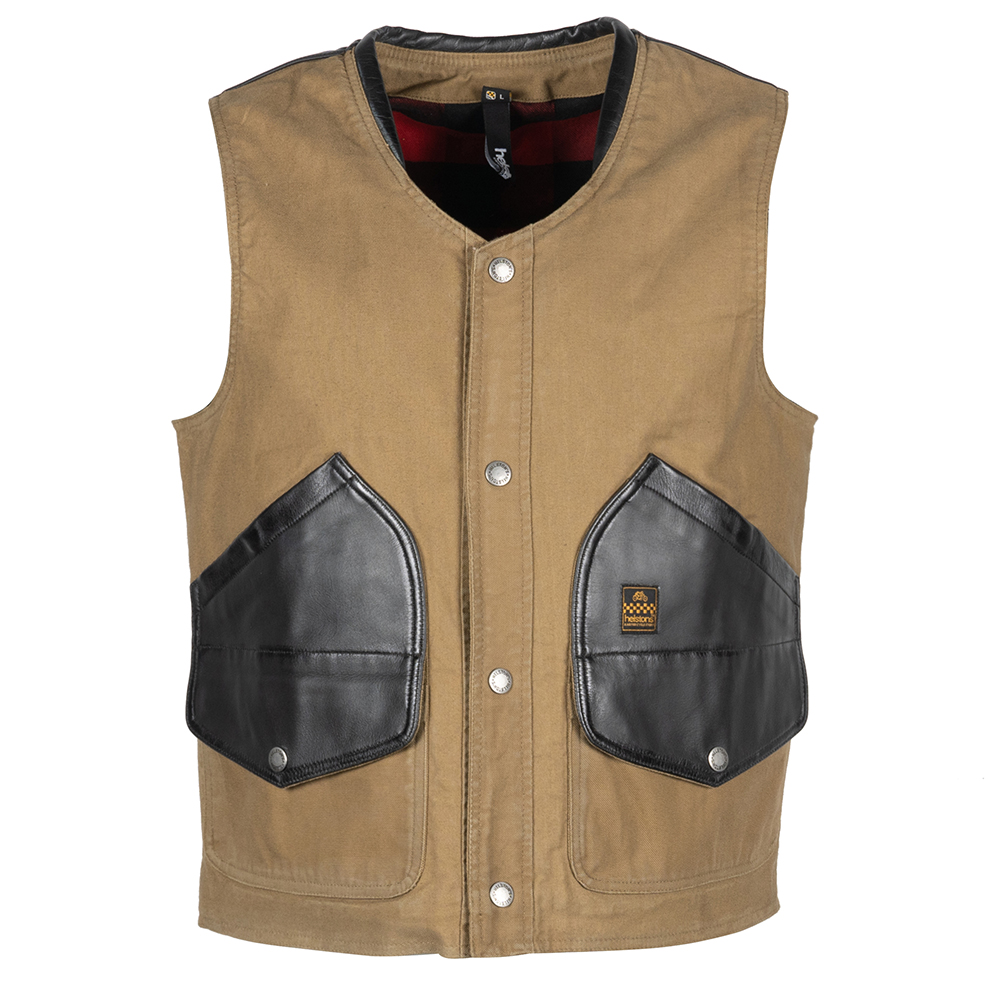 Gilet sans manches West Coton Cuir