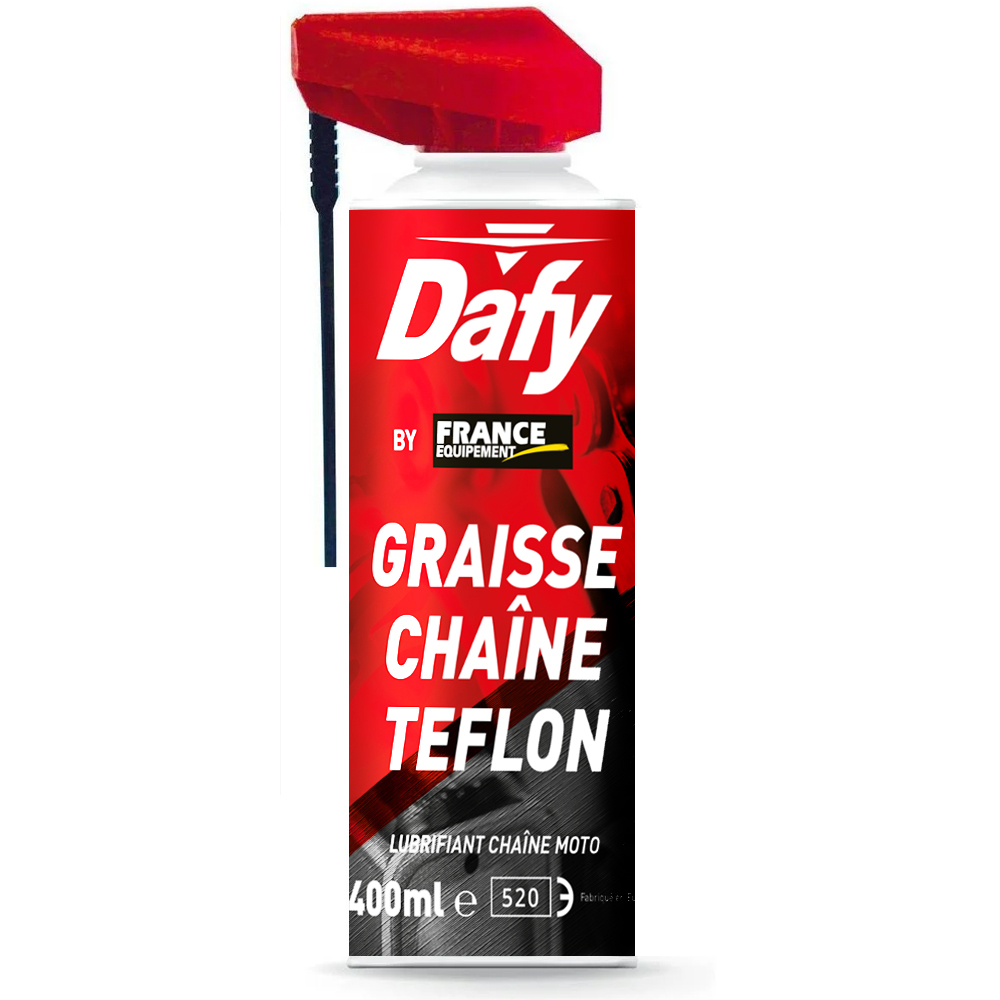 Graisse chaîne Teflon Dafy Moto moto : , graisse de chaîne  de moto