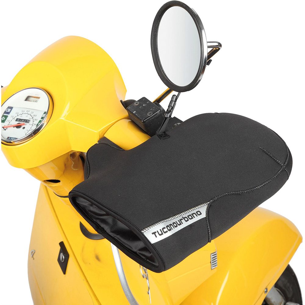 Retzmoto TUCANO-URBANO MANCHON MOTO-MAXISCOOTER TUCANO NEOPRENE UNIVERSEL  POUR GUIDON AVEC STABILISATEURS ET INTERRUPTEURS (AVEC DOUBLURE THERMIQUE +  REFLECHISSANTS) (PAIRE) (R369X)