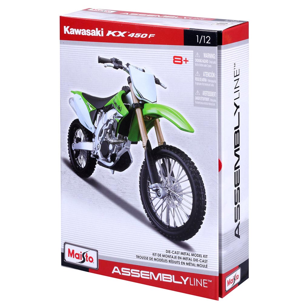 Maquette moto 1 12 Kawasaki KX 450F maisto moto www.dafy moto maquette de moto