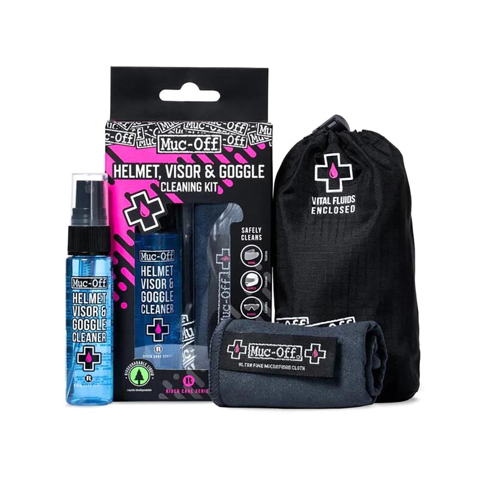 Kit entretien casque, visière et lunette