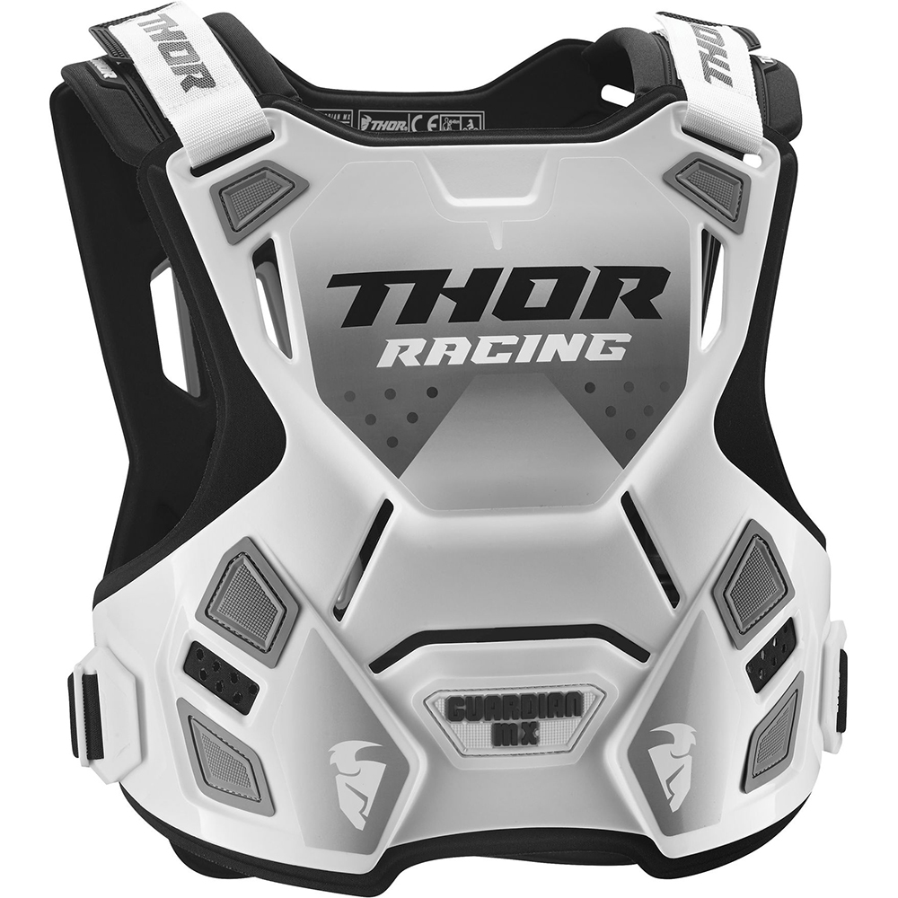 Thor Motocross - Pare-pierres Guardian MX Blanc / Gris