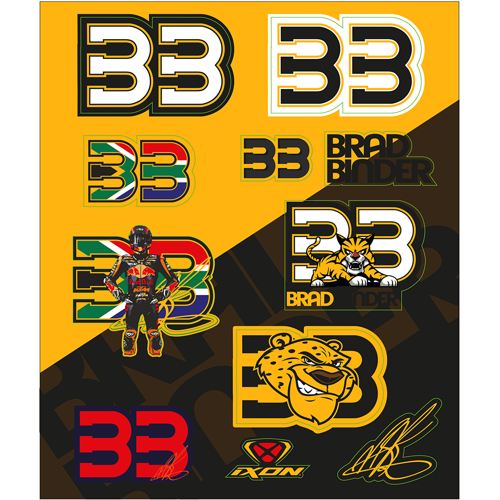 Planche stickers Brad Binder