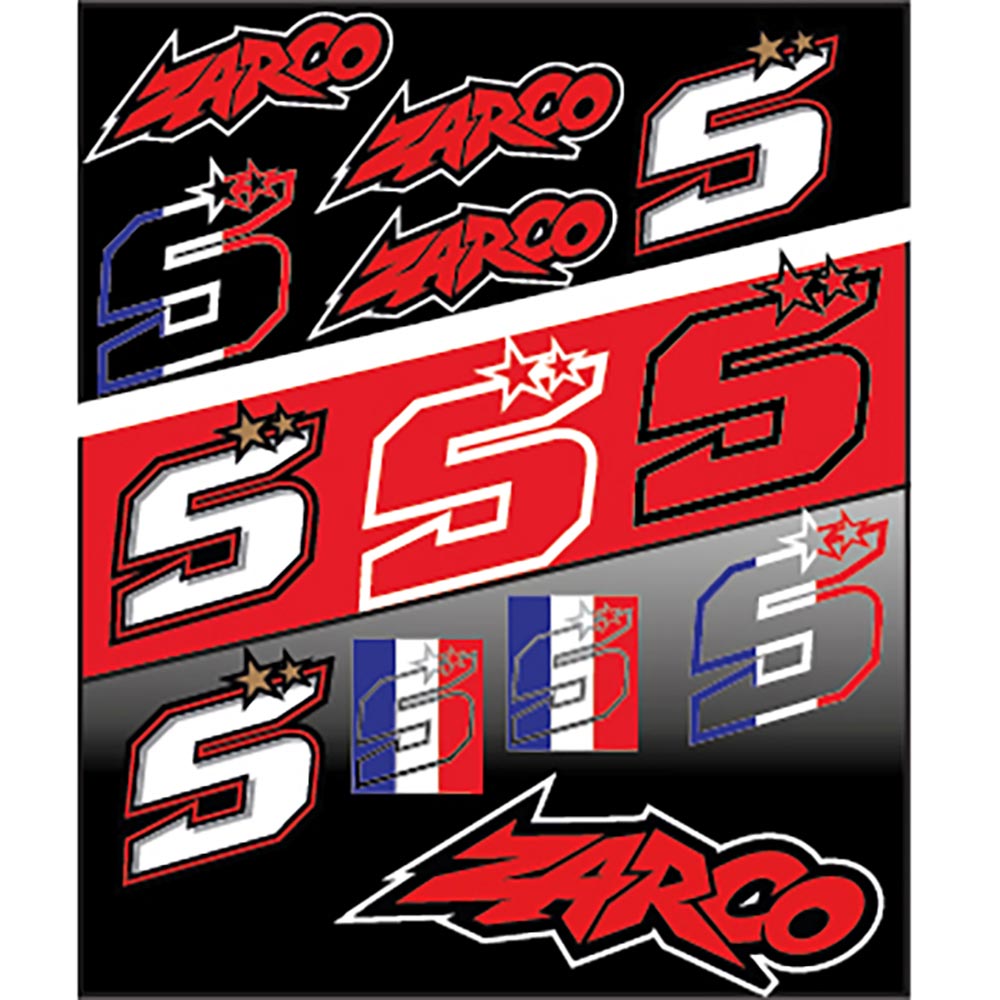 Planche stickers Johann Zarco 24