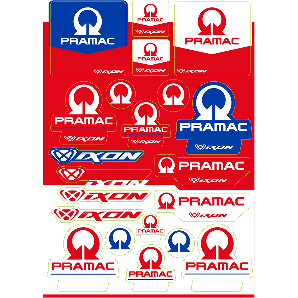 Planche stickers Pramac 22