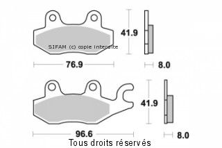 Plaquettes de frein S1085N