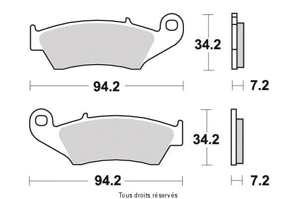 Plaquettes de frein S1098N