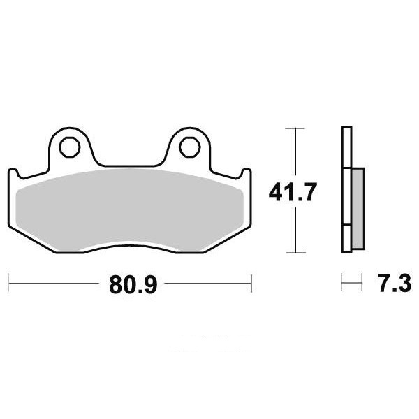 Plaquettes de frein S1115/2N