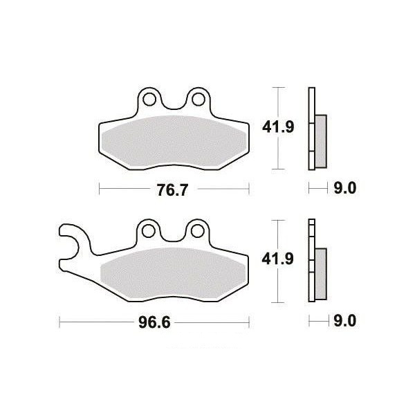 Plaquettes de frein S1118N