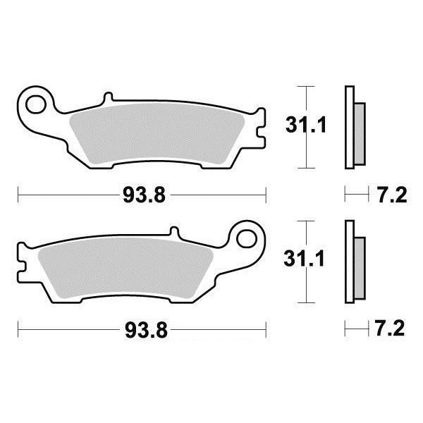 Plaquettes de frein S1290N