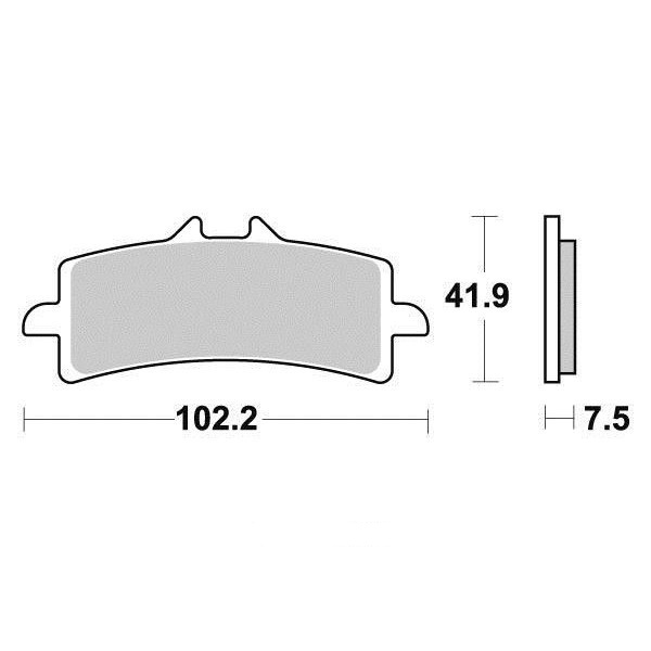 Plaquettes de frein S9100N