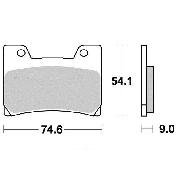 Plaquettes de frein S1034N