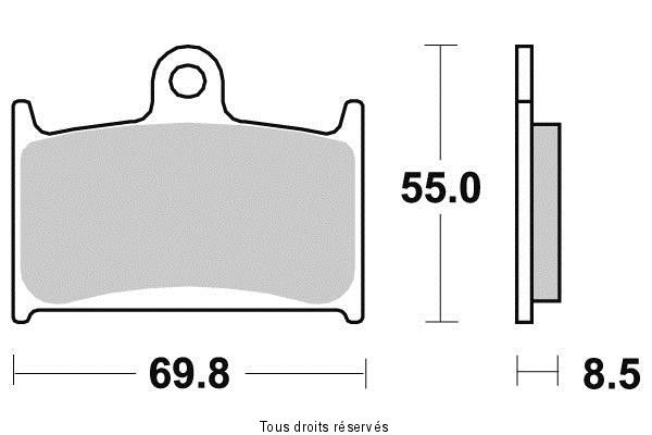 Plaquettes de frein S1049BN