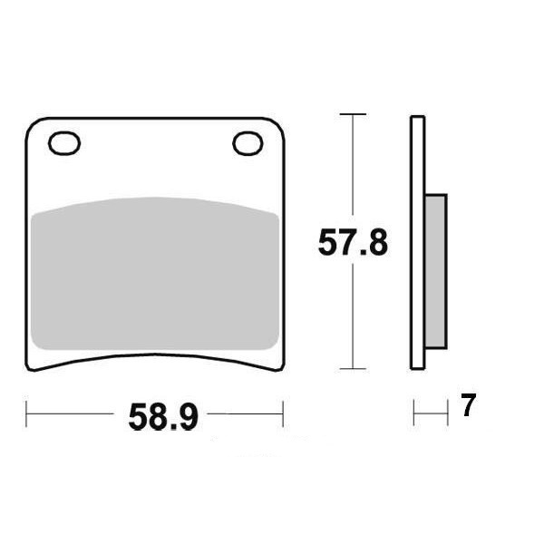 Plaquettes de frein S1077N