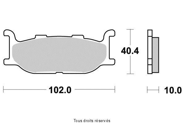 Plaquettes de frein S1079N