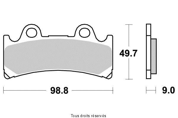 Plaquettes de frein S1090N