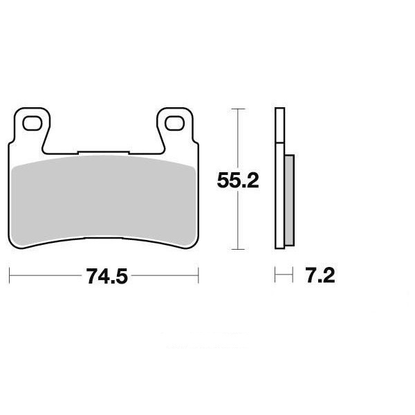 Plaquettes de frein S1166N